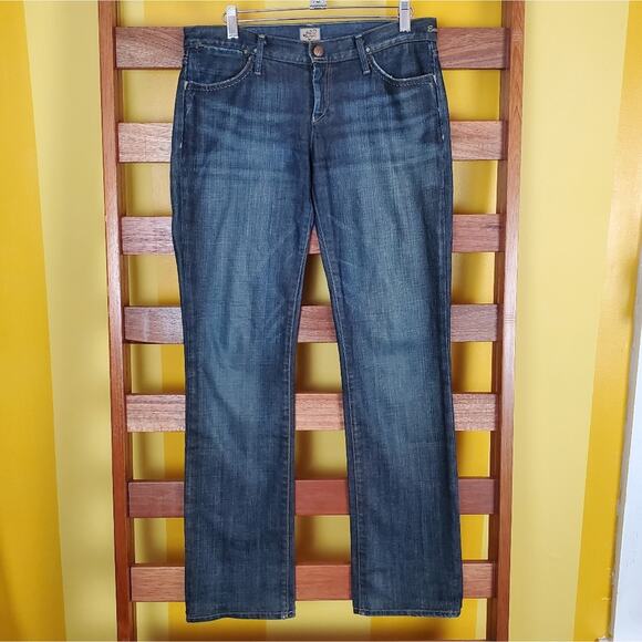 Goldsign Envy Medium Wash Bootcut Jeans, Sz 28 - Picture 1 of 7